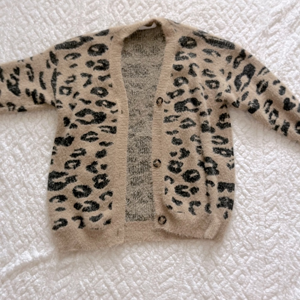Cheetah Print Cardigan